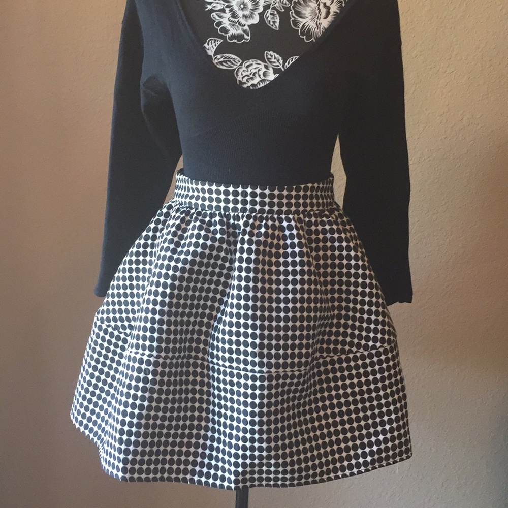 Polka dot skirt